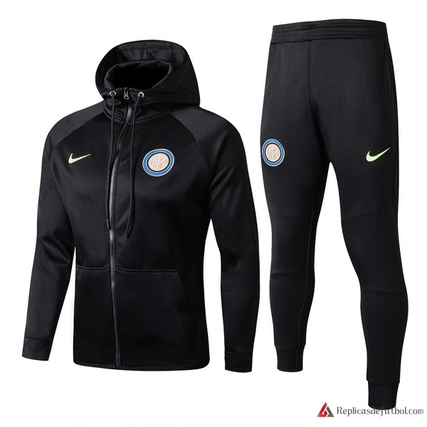 Chandal Inter de Milán 2017-2018 Nike Negro